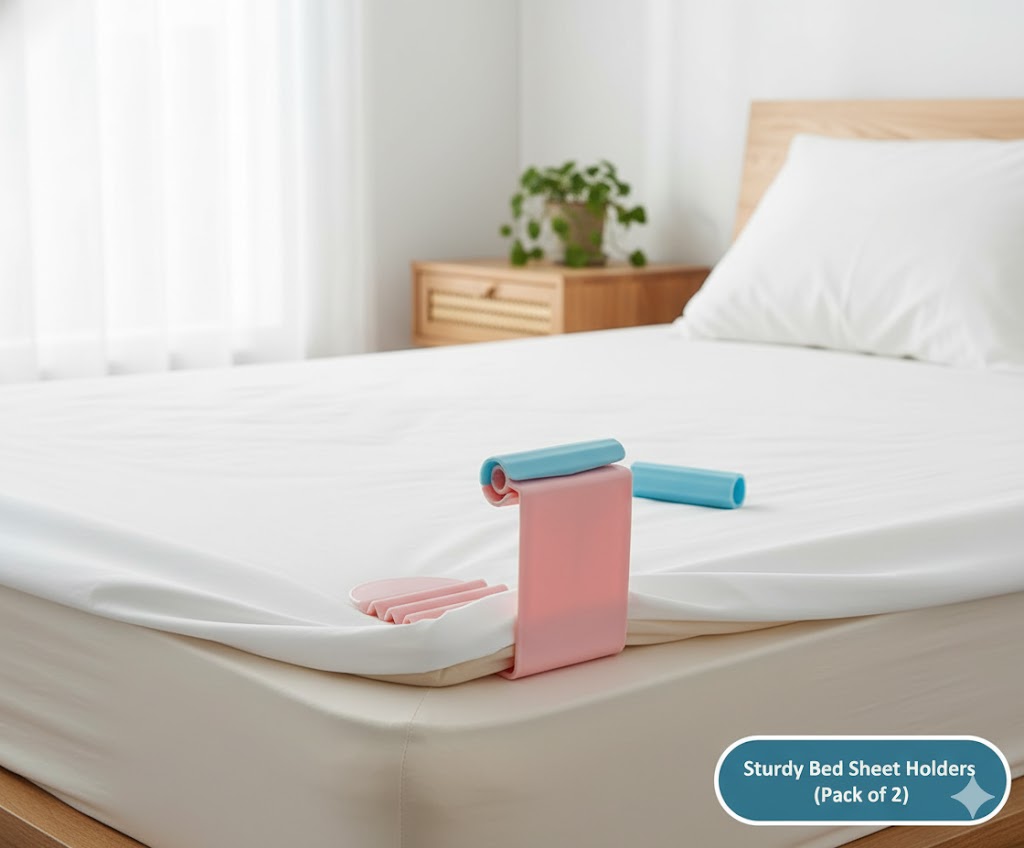 Sturdy Bed Sheet Holders (Pack of 2)